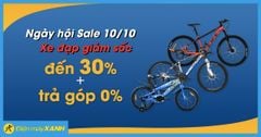  Ngày hội Sale 10/10: Xe đạp giảm sốc đến 30% + trả góp 0% 