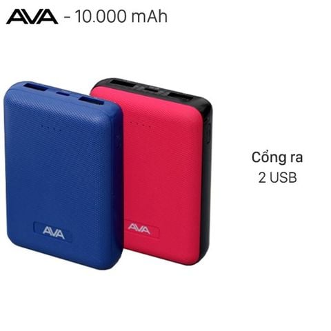 Pin sạc dự phòng Polymer 10.000 mAh AVA PA W11