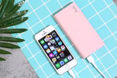  Pin sạc dự phòng Polymer 10000mAh AVA PJ JP207 Hồng 