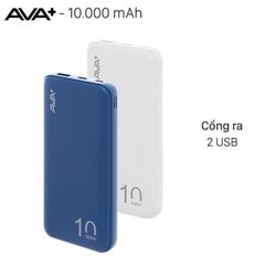  Pin sạc dự phòng Polymer 10000mAh AVA+ DS006 