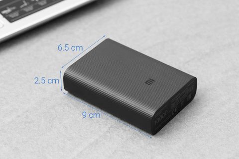 Pin sạc dự phòng Polymer 10.000mAh Type C PD Xiaomi Power Bank 3 Ultra Compact Đen