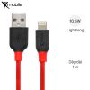Cáp Lightning 1m Xmobile DR-L001X Đỏ đen
