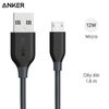 Cáp Micro USB 1.8 m Anker PowerLine+ A8143 Xám