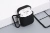 Túi đựng AirPods 1 & 2 silicone kèm móc JM AP02 Đen