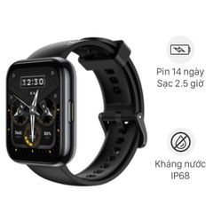  Đồng hồ thông minh Realme Watch 2 pro dây silicone xám 