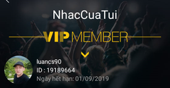  Cách nhận 2 tháng miễn phí với gói VIP của NhacCuaTui tháng 7/2019 