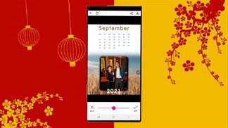 Cách tạo bộ lịch năm mới 2021 từ ảnh của chính bạn bằng điện thoại