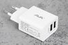 Adapter Sạc 2.4A Dual AVA ACL168A Trắng