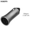 Sạc xe hơi 2 cổng 2.4A Xiaomi GDS4104GL Xám đen
