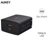 Adapter sạc 3A Qualcomm 3.0 AUKEY PA-T17 Đen