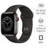 Apple Watch S6 LTE 40mm viền thép dây cao su xanh dương