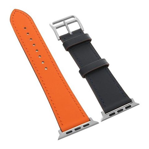 Dây da đồng hồ Apple 44 mm cam xanh M07-02-44