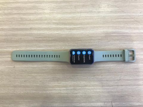Huawei Watch fit, 46mm dây silicone xanh