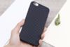 Ốp lưng iPhone 6 Plus - 6S Plus Nhựa dẻo Carbon Fibre COSANO Đen