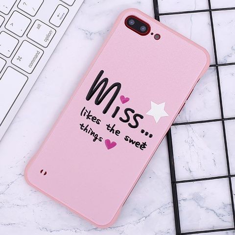 Ốp lưng iPhone 7/8+ nhựa dẻo Pattern Frameless TPU COSANO SR006 Hồng