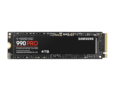 Ổ Cứng SSD Samsung 990 PRO 4TB M.2 PCIe Gen4 NVMe (MZ-V9P4T0BW)