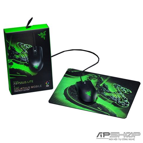 Combo Razer Abyssus Lite + Goliathus Mobile Construct Edition