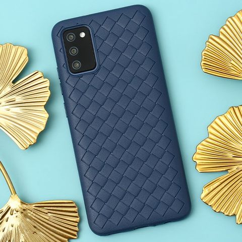 Ốp lưng Galaxy A02S nhựa dẻo Woven OSMIA Navy