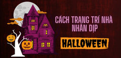  Cách trang trí nhà ấn tượng cho buổi tiệc Halloween 