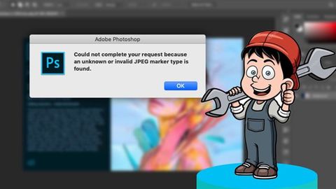 3 cách sửa lỗi Photoshop không mở được ảnh jpeg png could not complete