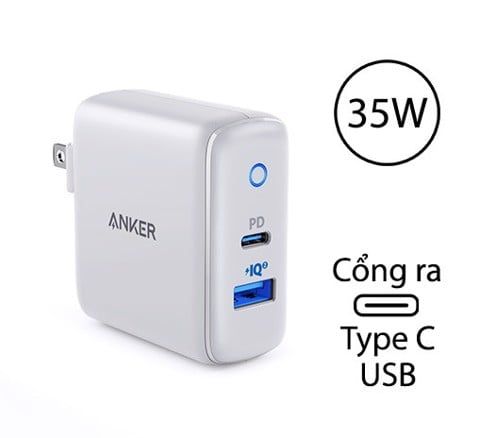Sạc Nhanh Anker Powerport Pd 2 Cổng 35w A2636