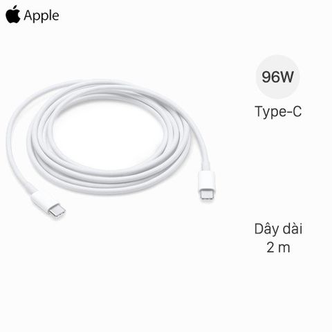 Cáp Type C - Type C 2 m Apple MLL82 Trắng