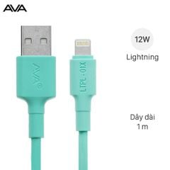  Cáp Lightning 1m AVA LTPL-01X Xanh 