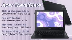  Laptop Acer TravelMate B3 TMB311 31 P49D N5030/4GB/256GB/Win11 (NX.VNFSV.005) 