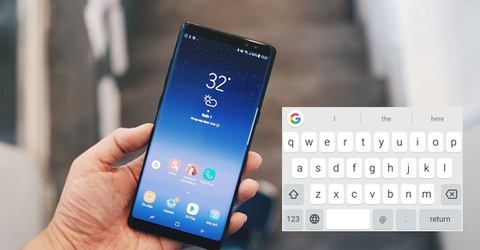 Hướng dẫn thay đổi bố cục bàn phím trên Samsung Galaxy Note 8
