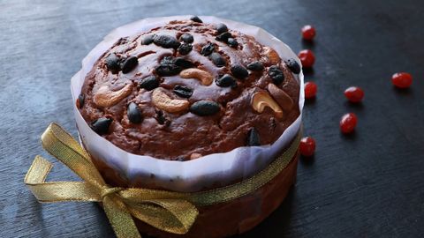 2 cách làm bánh Christmas fruit cake (bánh hoa quả Giáng Sinh) thơm ngon