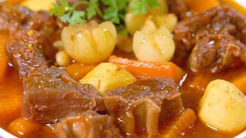Cách nấu lagu bò nấu đậu đậm vị, béo bùi cho cả nhà cùng thưởng thức