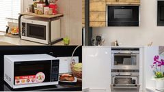  Cách tìm vị trí đặt lò vi sóng trong bếp hợp lí, tiết kiệm không gian 