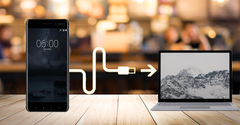  Cách kết nối cáp với máy tính trên Nokia 6 