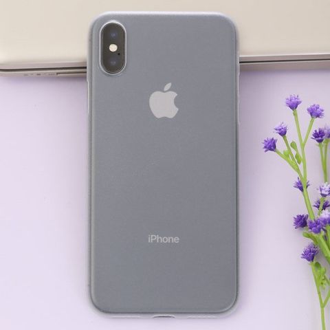 Ốp lưng iPhone X nhựa dẻo Thin case-PP OSMIA Trắng Pbag