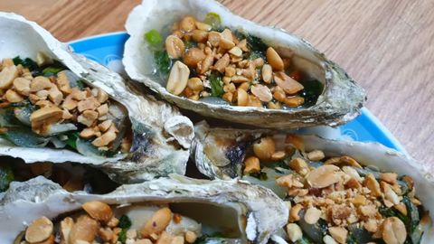 Cách làm hàu nướng mỡ hành bằng nồi chiên không dầu nhanh chóng đơn giản