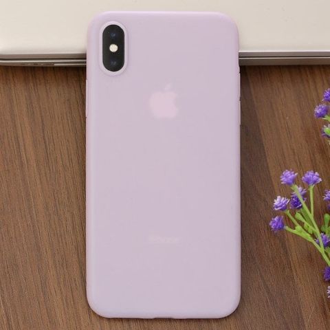 Ốp lưng iPhone X nhựa dẻo TPU colorful OSMIA Hồng