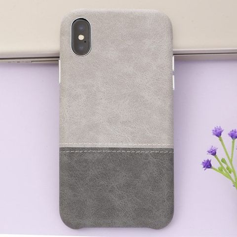 Ốp lưng iPhone X Nhựa Crazy Horse Pu Case