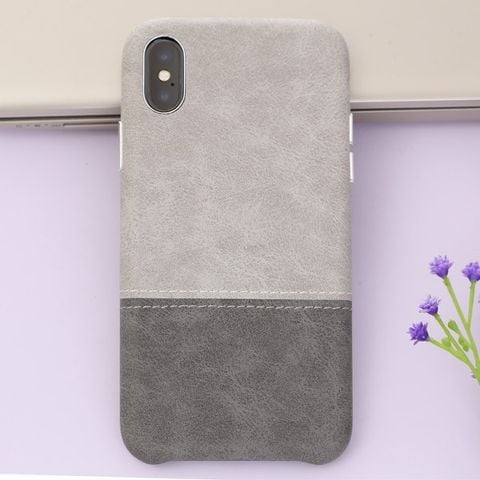 Ốp lưng iPhone X Nhựa Crazy Horse Pu Case