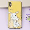 Ốp lưng iPhone X Nhựa cứng viền dẻo Cream COSANO SR171201 Thỏ trắng