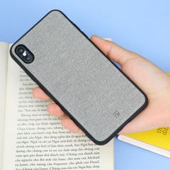  Ốp lưng iPhone XS Max nhựa cứng viền dẻo Y EMPIRE JM Xám 