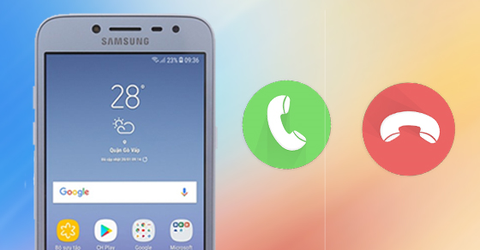 5 bước bật trả lời và kết thúc cuộc gọi nhanh trên Samsung J2 Pro 2018