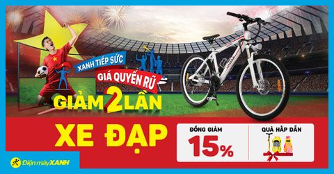 Sale lớn cuối năm - Xe đạp giảm 15%, quà hấp dẫn, giá cạnh tranh - giao nhanh miễn phí