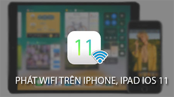 Hướng dẫn phát Wifi (Wifi Hotspot) trên iPhone