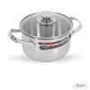Nồi nhôm chống dính nắp kính 16 cm TTBH NDE