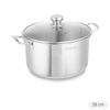 Nồi nhôm chống dính nắp kính 26 cm Delites NDE