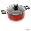 Nồi inox 3 đáy nắp kính 24 cm Hommy CW-S042-24