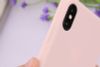 Ốp lưng iPhone X nhựa dẻo CANDY OSMIA Hồng nhạt