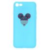 Ốp lưng iPhone 7 - iPhone 8 Nhựa dẻo Cartoon OSMIA Chuột Xanh trời