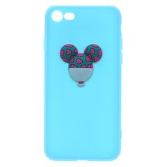  Ốp lưng iPhone 7 - iPhone 8 Nhựa dẻo Cartoon OSMIA Chuột Xanh trời 