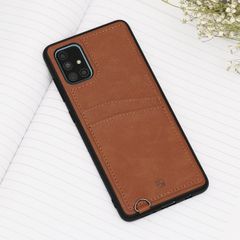  Ốp lưng Galaxy A71 Nhựa dẻo LANYARD JM LANYARD Nâu 